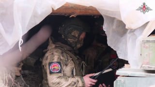 Военнослужащие ЦВО уничтожили опорный пункт ВСУ с помощью минометов «Сани» Артил…