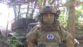 «Противник наступает сильно и серьезно, но мы даëм отпор»Расчеты реактивных сист…