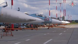 В небе над Балтикой проводится летно-тактическое учение истребительной авиации Э…